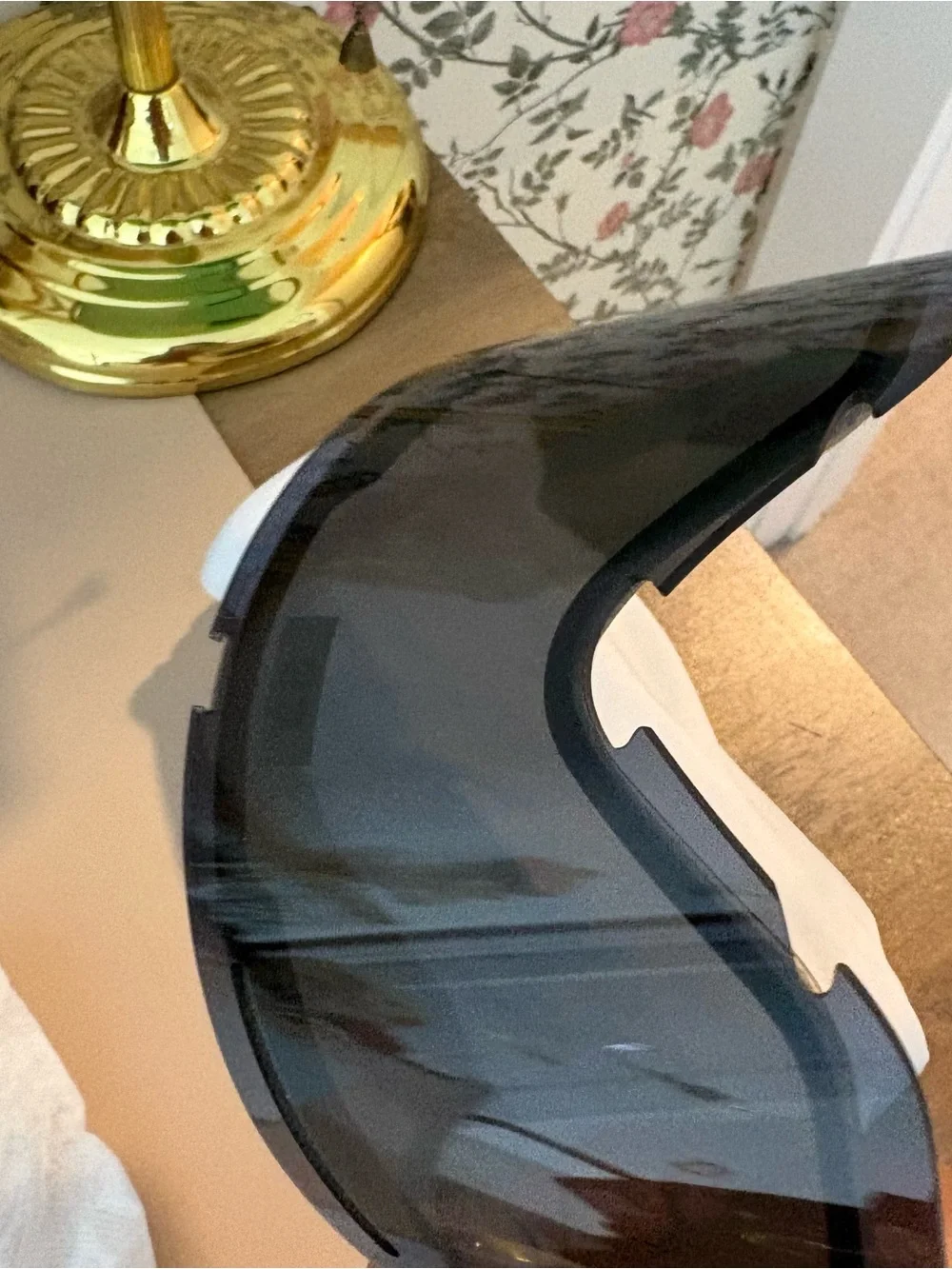 Oakley White Goggles with Amber Lens